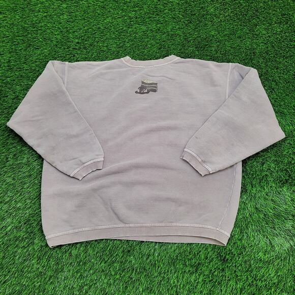 Vintage Crazyshirts Chocolate Sweatshirt Womens Large 25x23 Grayish Brown - Picture 7 of 16